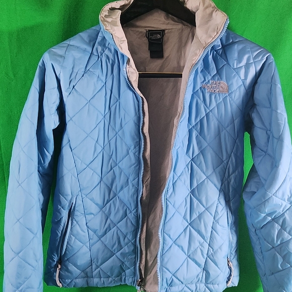 North Face Jacket Hyvent 2-in-1 Shell with Liner Medium BABY BLUE Ski - Picture 7 of 10